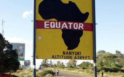 Crossing the Equator at Nanyuki